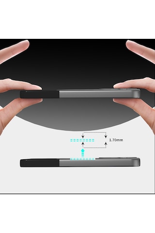 Ariatech Galaxy Uyumlu S24 Fe Kılıf M-safe Şarj Özellikli Mıknatıslı Duble Kapak - Lacivert Lacivert