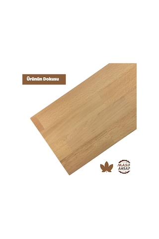 Kayın Ahşap Plaka - 1. Sınıf Masif Panel