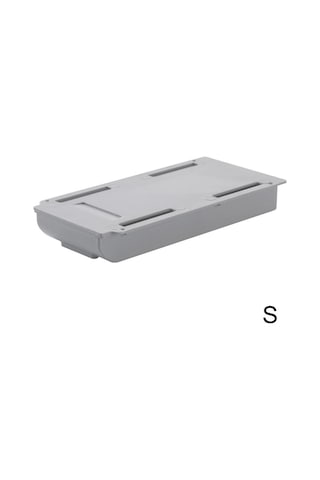 Gri Depolama Rafı Kendinden Yapışkanlı Kalem Tepsisi Masa Masa Depolama Çekmecesi Organizat Masa Altında Tezgah Altı Ürün 54326345