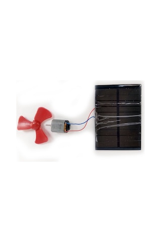 Güneş Paneli. Mini Motor Ve Pervane Seti