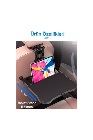 Coofbe Premium Araç Koltuk Arkası Masa Araç Laptop Standı Araç Yeme İçme Masası Standı Araç Standı