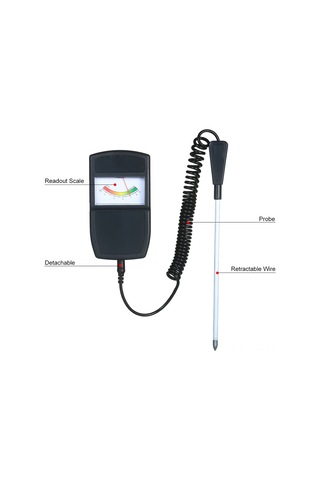 Yaozixa Toprak Ph Ve Nem Ölçer, İç/içeri Dışarı Bitkiler İçin Bölümlü Toprak Analiz Aleti