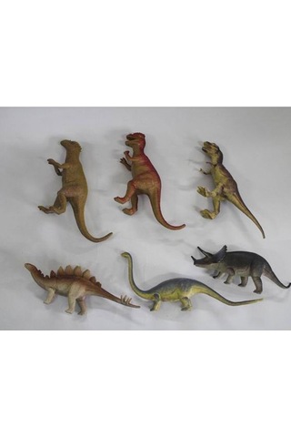 Sh-9001-vardem Poşetli 6pcs 8 İnch Çiftlik Hayvan Ve Dinozor Set