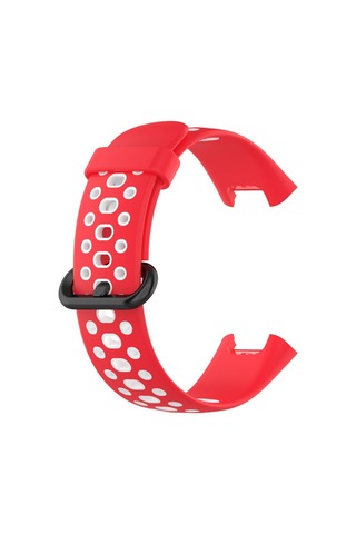 Redmi Watch 2 Spor Delikli Kordon - Kırmızı-beyaz