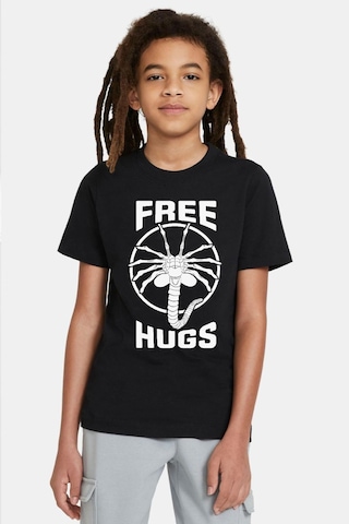 Free Facehugger Hugs Siyah Çocuk Tshirt SIYAH