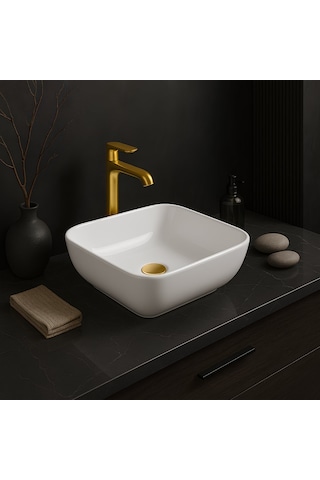 Turavit Porto PRT0708 Lavabo Çanak 40 x 40 CM