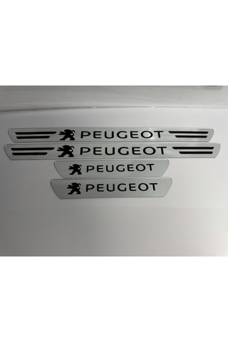 Peugeot Grubu Uyumlu Kapı Eşiği Koruyucu Ön - Arka 4'lü Set