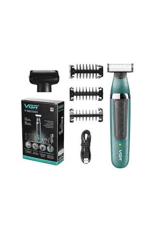 Uyumlu Vgr V-393 Çift Kesici Başlık Ipx5 Elektrikli Tıraş Makinesi Newway Diğer