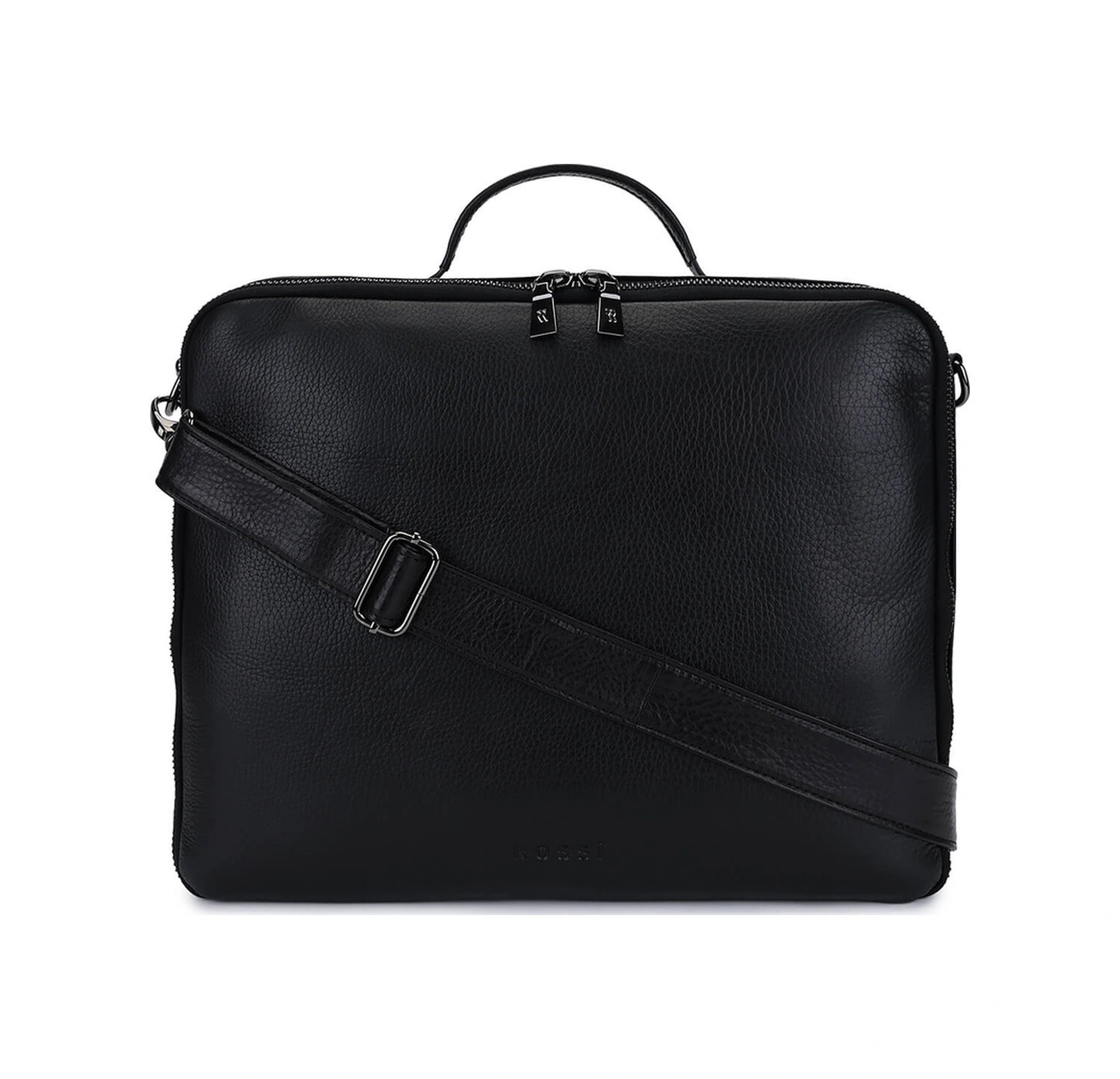 Bruno Shoes Bruno Rossi Bag Erkek Hakiki Deri Siyah Evrak Çantası 1048 330g Erk Cnt Sk25-26 Nero Siyah