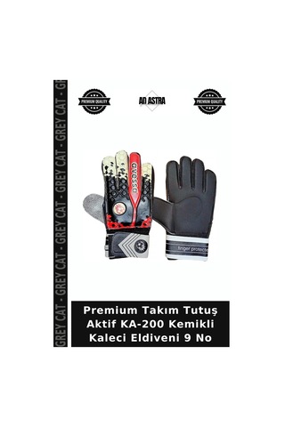 Premium Takım Tutuş Aktif Ka-200 Kemikli Kaleci Eldiveni 9 No Çok Renkli
