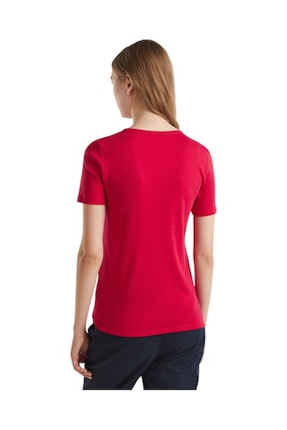 United Colors Of Benetton Basic Kısa Kollu Bisiklet Yaka T-shirt Fuşya