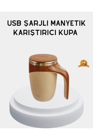 Mey Najmaddin Şarjlı Otomatik Karıştırıcı Kupa Manyetik Mix Kupa Paslanmaz Çelik İç Astar Najmaddin Renkli