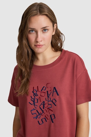 U.S. Polo Assn. U.s. Polo Assn. Kadın Vişne Tişört 50323491-vr223