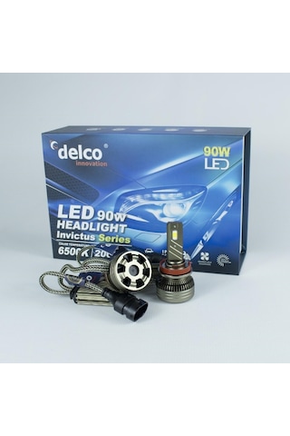 DELCO İNVİCTUS SERİSİ H11 LED XENON FAR VE SİS AMPULÜ 20000 LÜMEN
