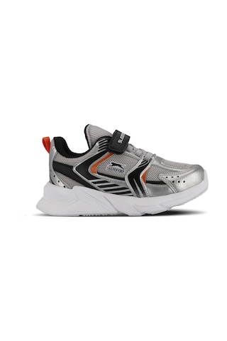 Slazenger KENDALL Çocuk Cırt Cırtlı Gri / Siyah Günlük Spor Ayakkabısı