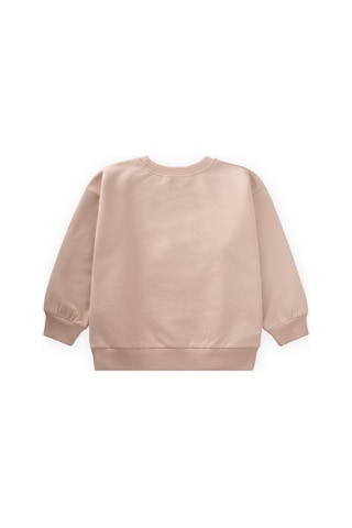 Süzene Nakışlı Sweatshirt 1-7 Yaş Bej Bej
