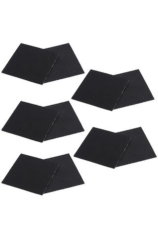 Homyl Kaymaz Kendinden Yapışkanlı Ayakkabı Topuk Tabanı L Siyah