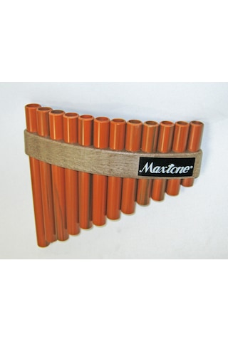 Maxtone Pf12-b Pan Flüt 12 Nota Akortlu 12 Ses Aralığı, Doğal Ses Tınısı, Yeni Başlayanlar İçin İdeal Diatonik Dizilim
