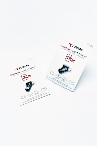 Torima Siyah 128gb Çift Sürücülü Usb-type-c Otg
