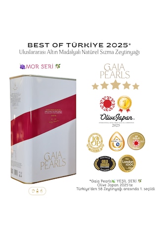 Milas Memecik Erken Hasat Soğuk Sıkım Mor Seri 3 L Teneke