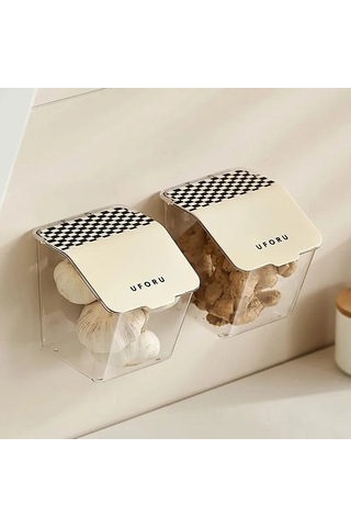 Ambition 4 Adet Zencefil Ve Sarımsak Taze Tutma Konteyner