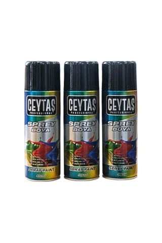 400 Ml Siyah Sprey Boya 1 Adet Aklby-bsva58 Diğer