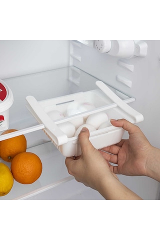 Porsima Org-10 Dolabı İçi Organizer Askılı Akordion Süzgeçli Raf Beyaz