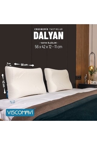 Viscomavi Dalyan Ergonomik & Ortopedik Visco Yastık