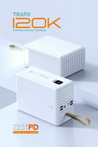 Trafo 120K 120.000 Mah Dev Kapasiteli Powerbank