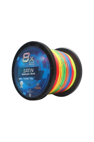 Dft Discovery Bojin 8x Satin Multicolor 0.16mm İp Misina 100mt Bobin