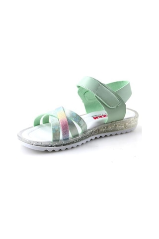 Papuçcity Arzen 02414 Orto Pedik Kız Çocuk Sandalet Yeşil