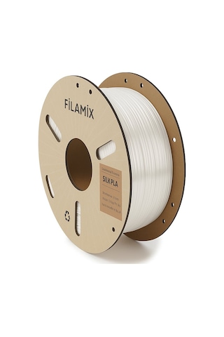 Filamix Silk Pla Beyaz 1kg İpeksi Parlaklık - Urhanshop Gönderimli