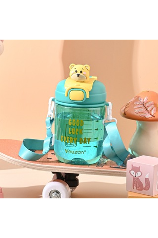 Jian Fan Öğrenci Yaz Plastik Su Bardağıyeş Yeşil