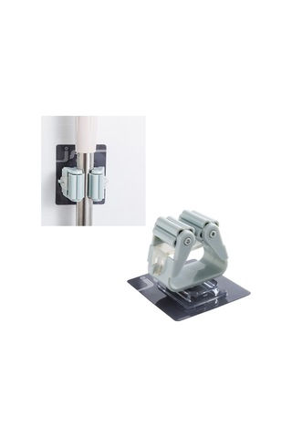 Springsun Banyo Suction Cup Mop Tutucu - Delme Yok Abs Malzeme - Duvar Kurulu Temizlik Aletleri Organizatörü Diğer