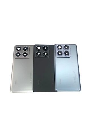 Xiaomi 14t Pro Arka Kapak Pil Kapağı Full Gri