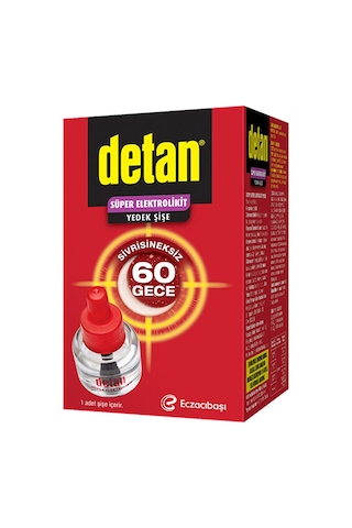 4 Adet Detan Elektrolikit Sinekkovar Yedek 60 Gece