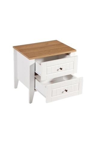 Just Home Mona Komodin - Beyaz / Sepet Beyaz / Sepet