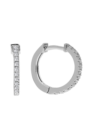 Sirius Pırlanta Taşlı Halka Küpe  0804E0060