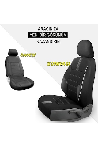 Mevas Yıldız B Serisi Renault Clio 2 İle Uyumlu Tam Set Oto Koltuk Kılıfı