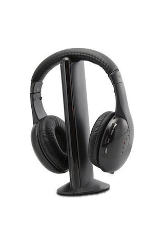 Kulaklıklar Pc Radyosu İçin Mıc'li Kablosuz Kulaklık, Oyun Akışı Ve Müzik Dinleme İçin Siyah Uyumlu Cihazlar