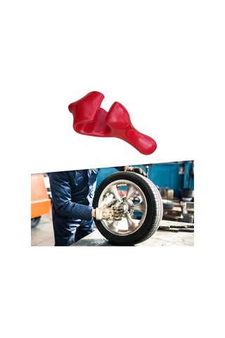 Suntek Boncuk Tutucu Oto Araba Lastiği Kelepçesi Kırmızı