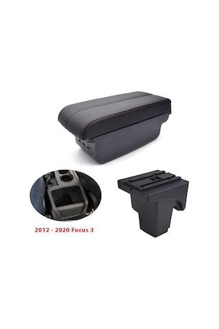Ford Focus 3 2011-2024 Delmesiz Vidasız Kol Dayama Kolçak