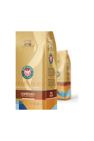 Mare Mosso Espresso Golden Horn Taze Kavrulmuş Çekirdek Kahve 2 x 1 KG