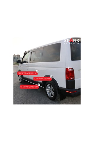 Volkswagen Transporter T6 2015-2020 Yıl Aralığı Uyumlu Kısa Şase Sağ Sürgü Dodik Seti 11 Parça Siyah