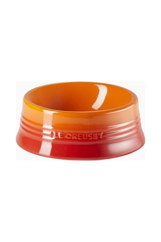 Le Creuset Seramik Lüks Tasarım Evcil Hayvan Mama Kabı 18 Cm Seramik Mama & Su Kapları Turuncu