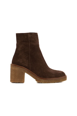 Marrone Bot Kadın 25k11533xs Vergelio Suede Marrone