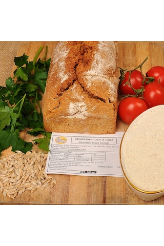 Devrekani Deva Gıda Atatohum Ekşi Mayalı Zencefilli Siyez Ekmeği 500 G