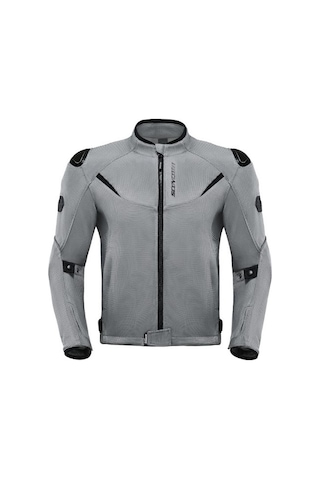 Scoyco Jk194 Motosiklet Montu Yazlık Fileli Dayanıklı Makro Kumaş Motorcu Mont Silver