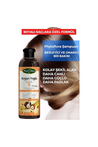 Phytoflora Tuzsuz Argan Yağlı Botanik Şampuan 400 ML