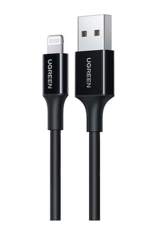 Ugreen Apple iPhone Uyumlu Lightning 2.4A Data Ve Şarj Kablosu 1 Metre